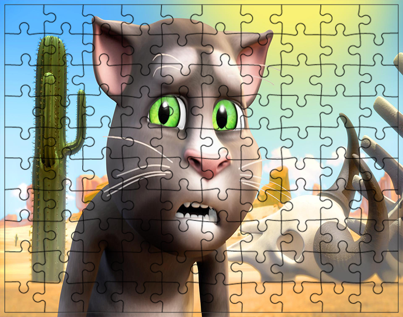 Puzzle Gadający Kot