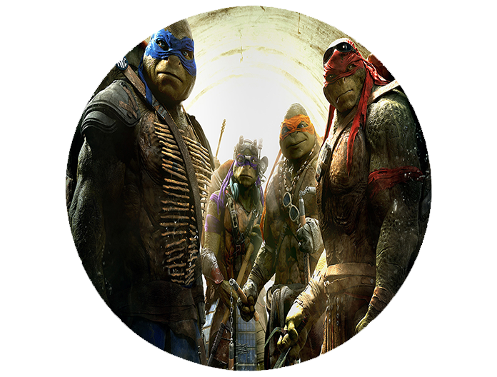 Podkładka pod myszkę Żółwie Ninja