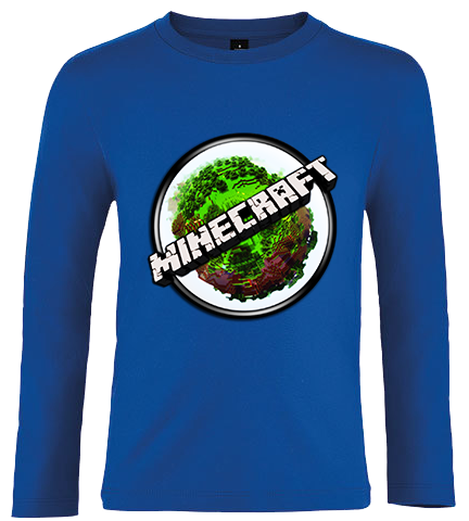 Koszulka z dł.rękaw. Minecraft