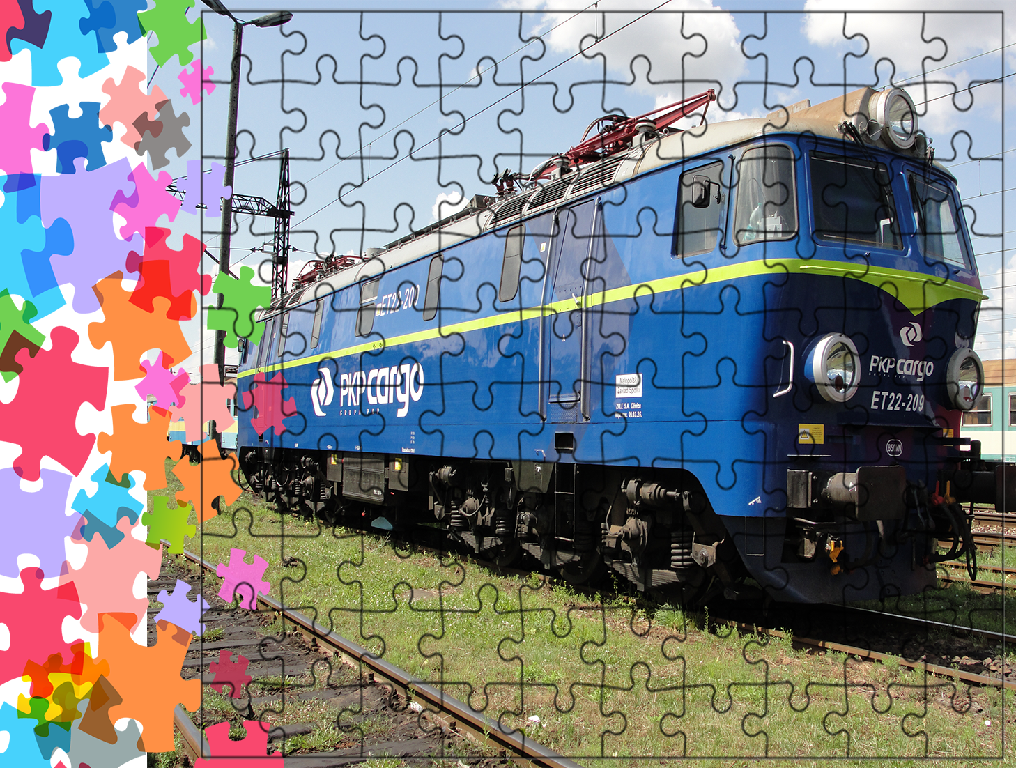 Puzzle tradycyjne Pociągi - Train