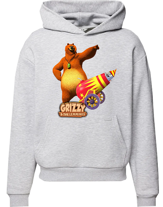 Bluza z kapturem Grizzy i Lemingi
