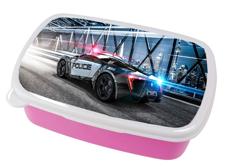 Pojemnik śniadaniowy Pojazdy - Policja
