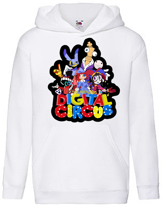 Bluza z kapturem The Amazing Digital Circus - Niesamowity cyfrowy cyrk - Pomni