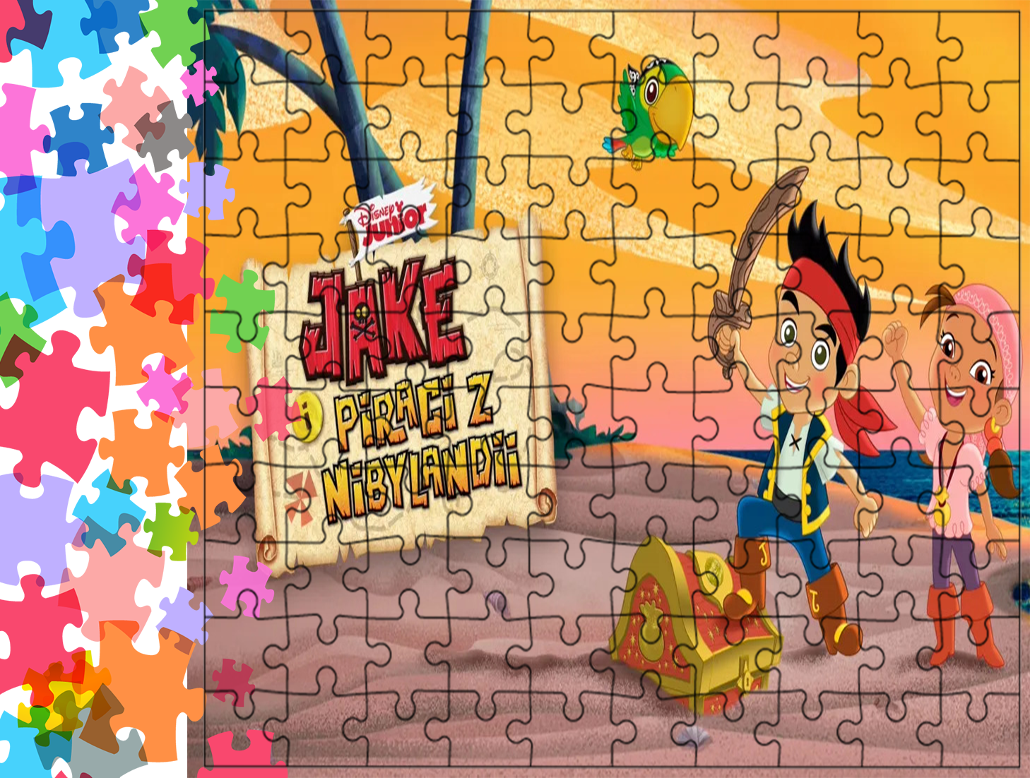 Puzzle tradycyjne Jake - Piraci z Nibylandii