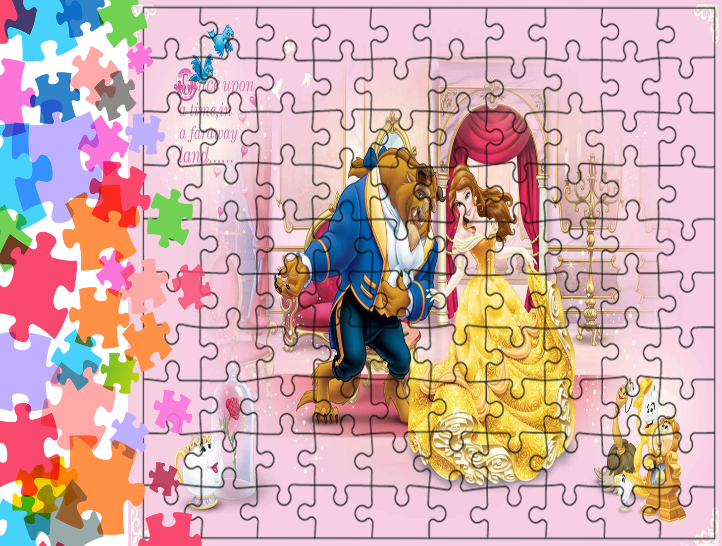 Puzzle tradycyjne - Piękna i Bestia