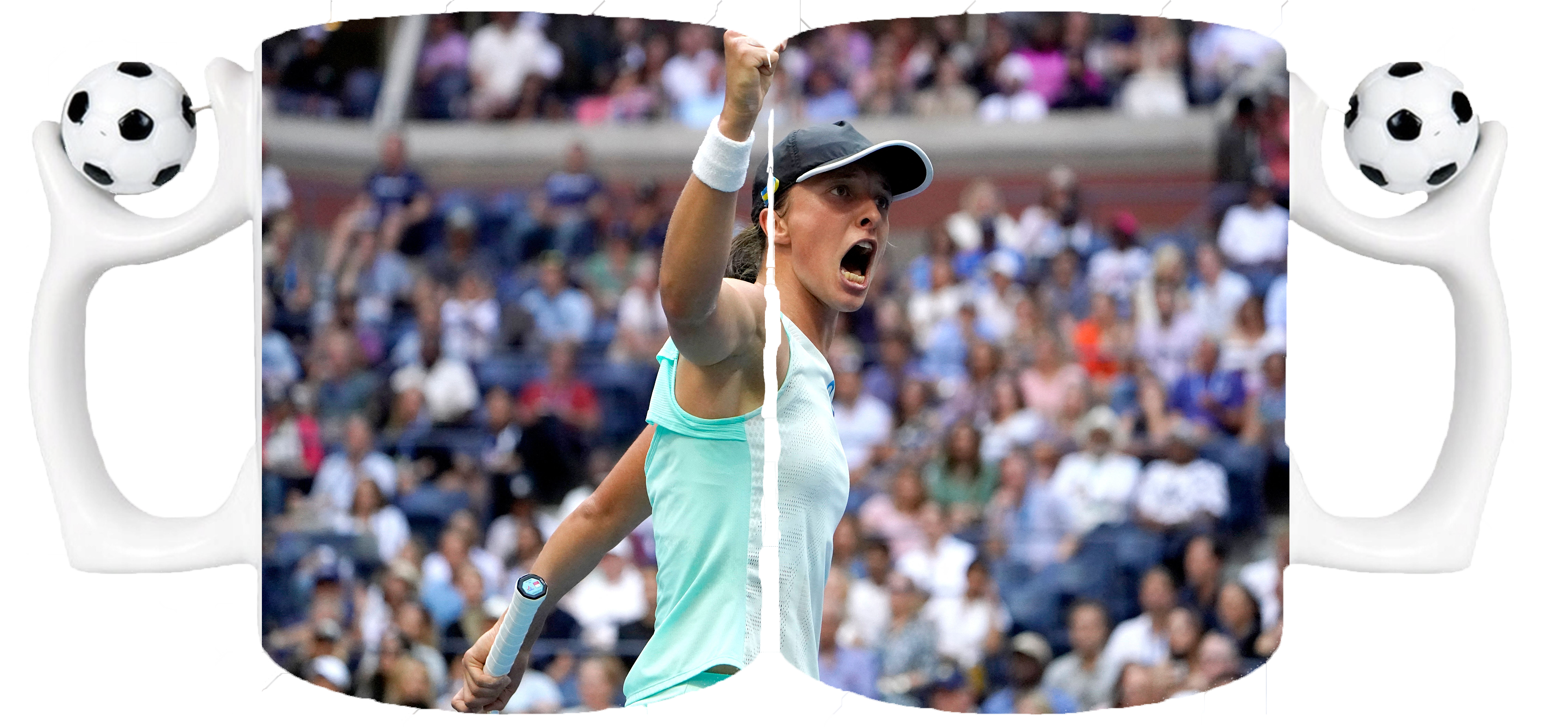 Kubek z uchwytem dla Fana Iga Świątek