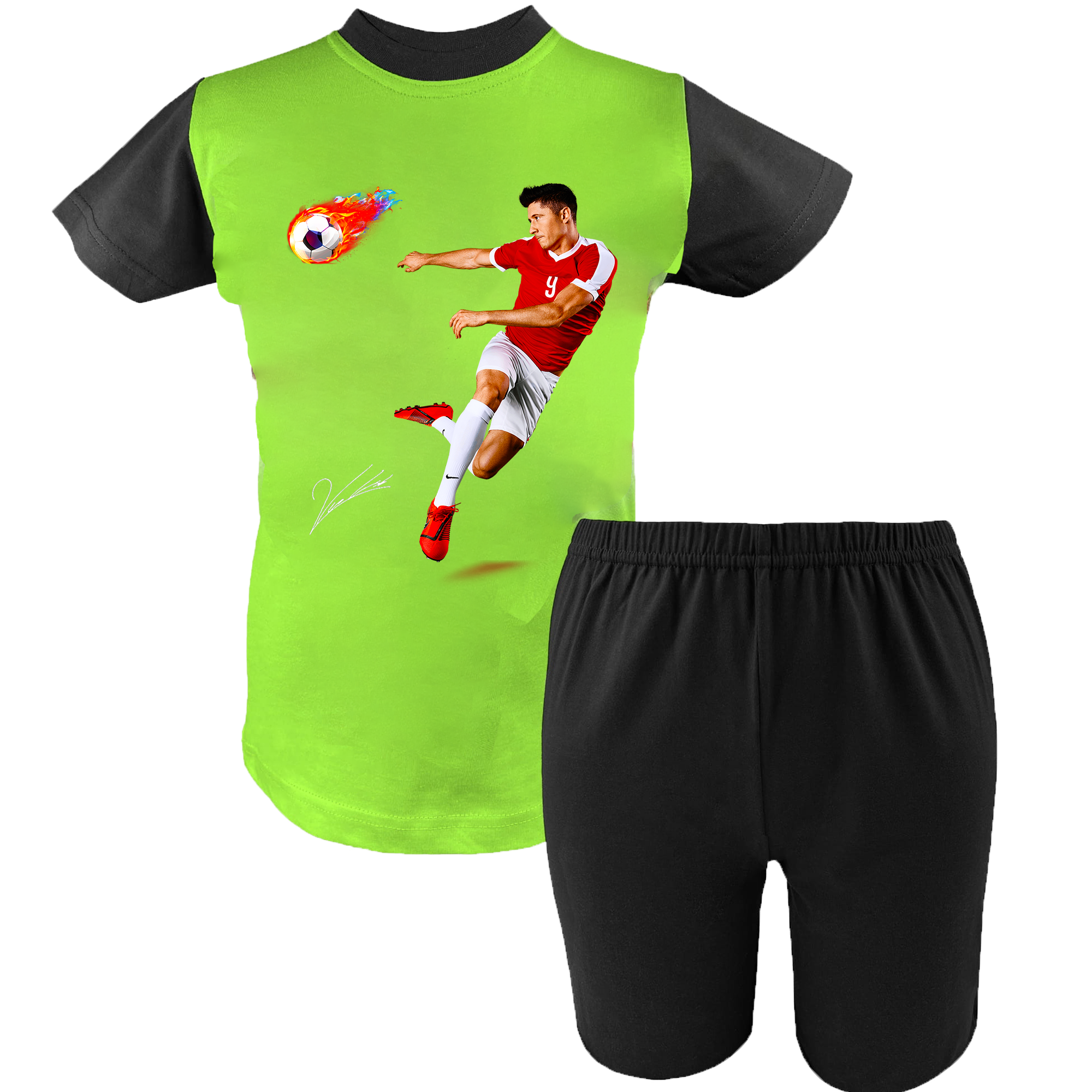 Krótka Piżama dziecięca Robert Lewandowski