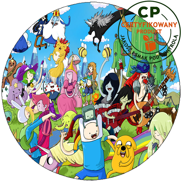 Opłatek na tort Pora na Przygodę