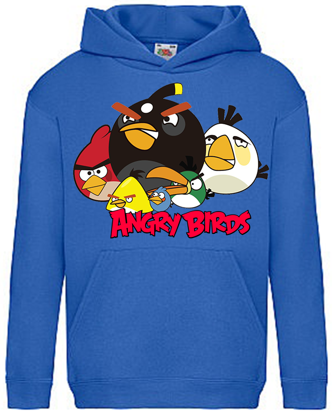 Bluza z kapturem - Angry Birds - Wściekłe Ptaki