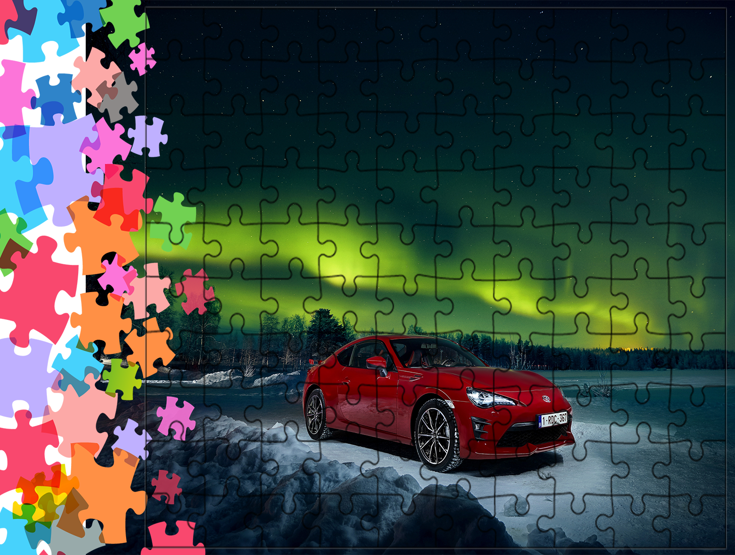 Puzzle tradycyjne Samochody