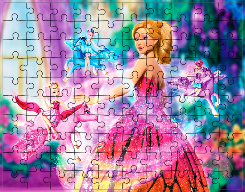 Puzzle Barbie