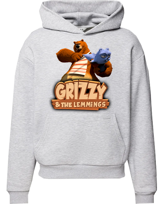 Bluza z kapturem Grizzy i Lemingi