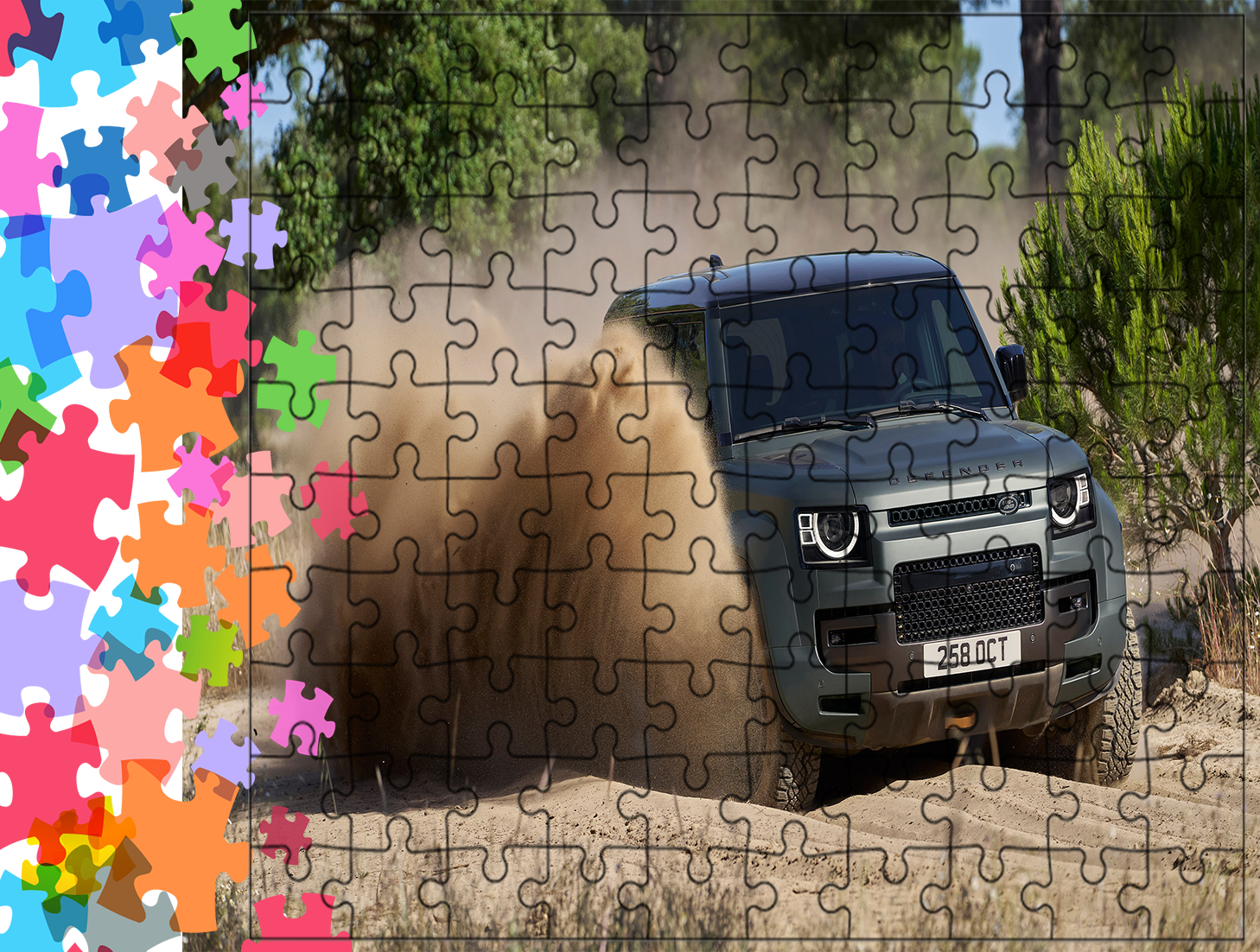 Puzzle tradycyjne Samochody
