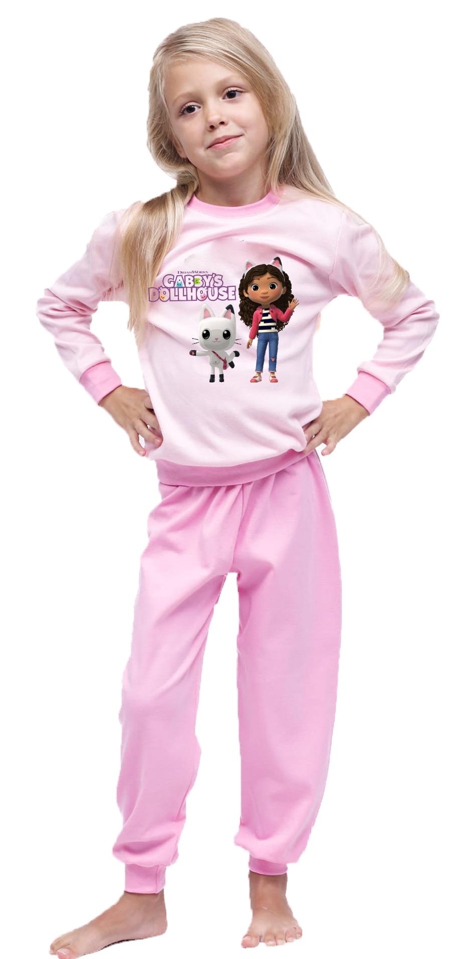 Piżama dziecięca Koci Domek