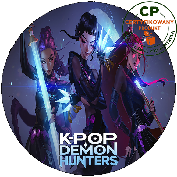 Opłatek waflowy na tort - K-Pop Demon Hunters