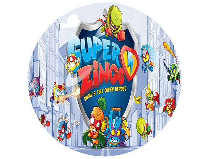 Opłatek na tort Super Zings