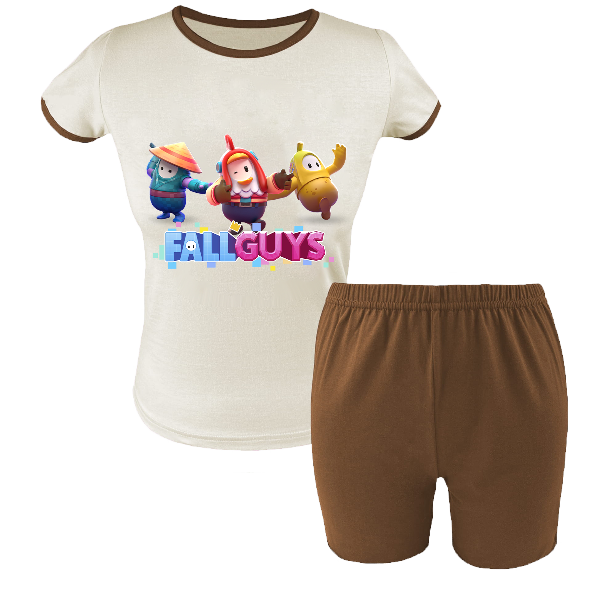 Krótka Piżama dziecięca Fall Guys