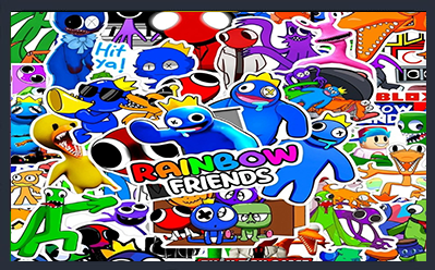 Magnes na lodówkę Rainbow Friends