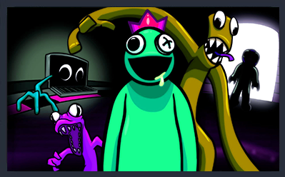 Magnes na lodówkę Rainbow Friends