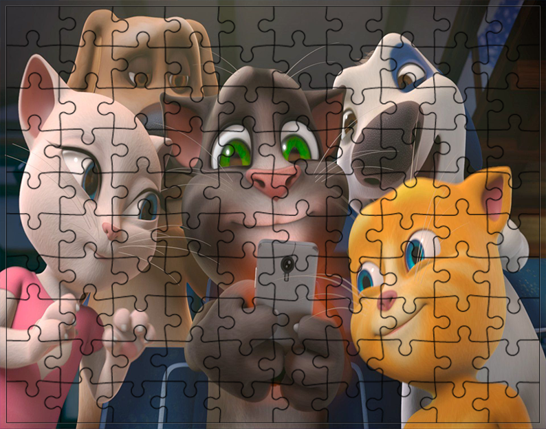 Puzzle Gadający Kot