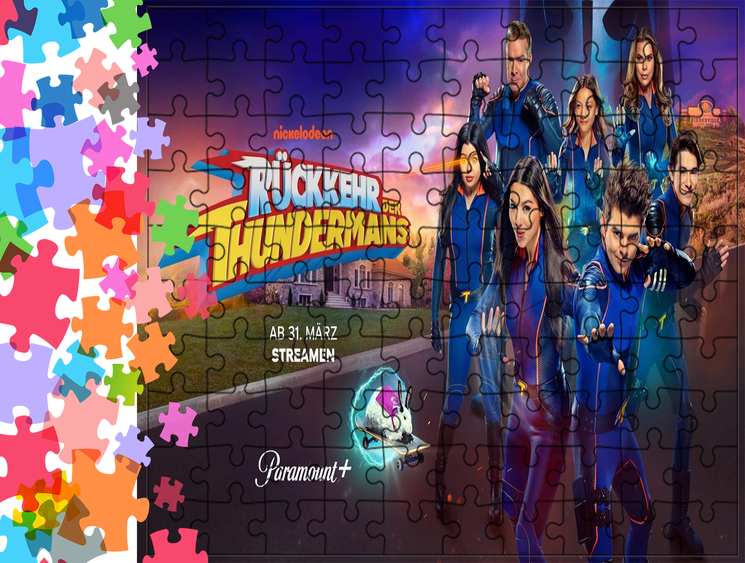 Puzzle tradycyjne - Grzmotomocni