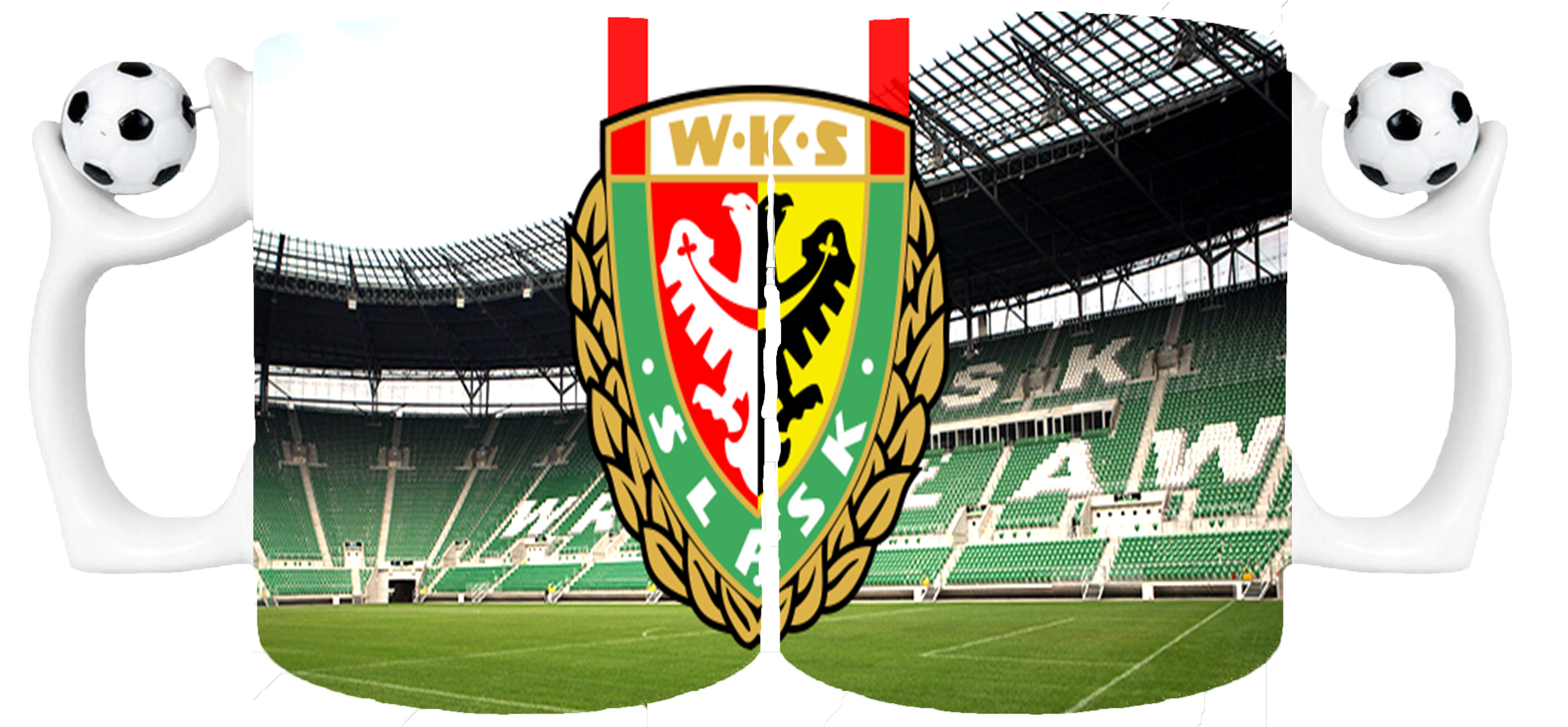 Kubek z piłką dla Fana WKS Śląsk Wrocław