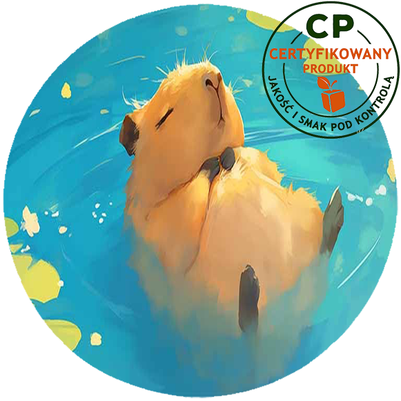 Opłatek waflowy na tort - Kapibara