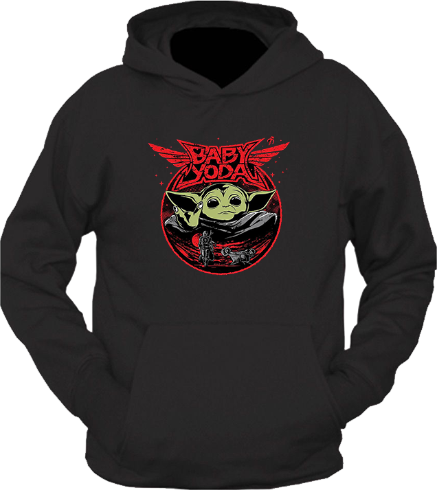 Bluza z kapturem Baby Yoda