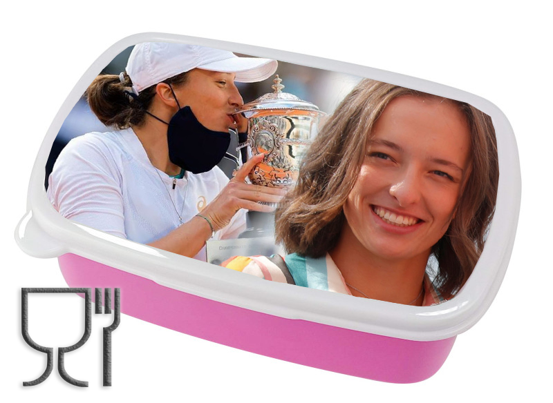 Pojemnik śniadaniowy - Lunchbox - Iga Świątek dla fana/fanki