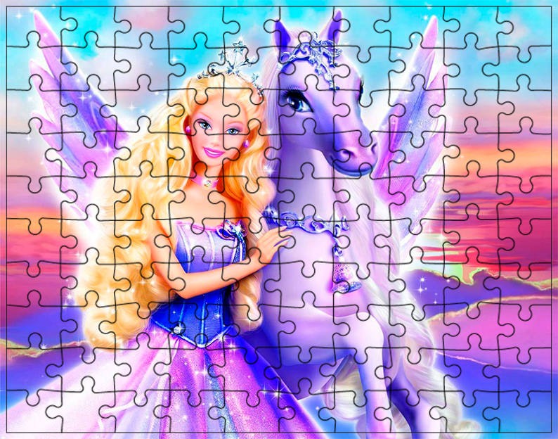 Puzzle Barbie