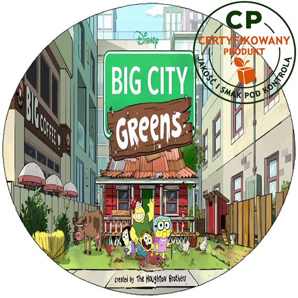 Opłatek na tort Greenowie