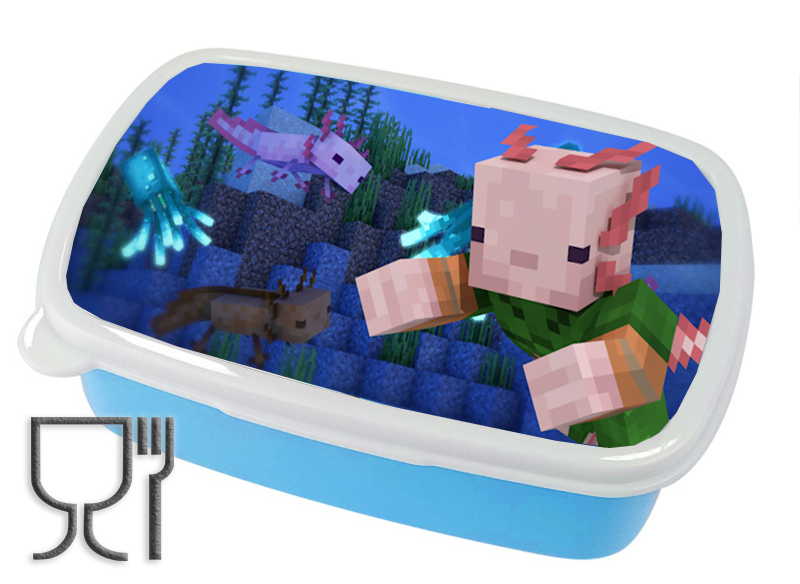 Pojemnik śniadaniowy Axolotl - Minecraft