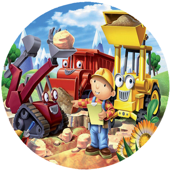 Opłatek na tort Bob Budowniczy