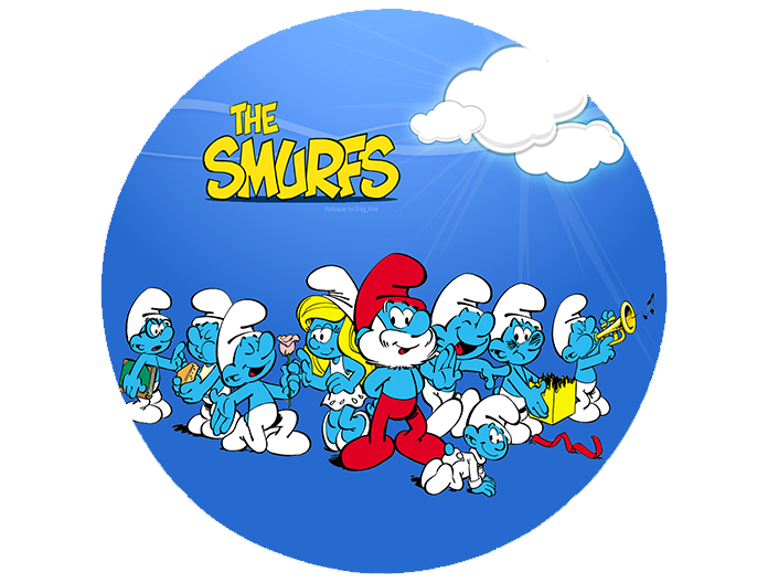 Podkładka pod myszkę Smerfy