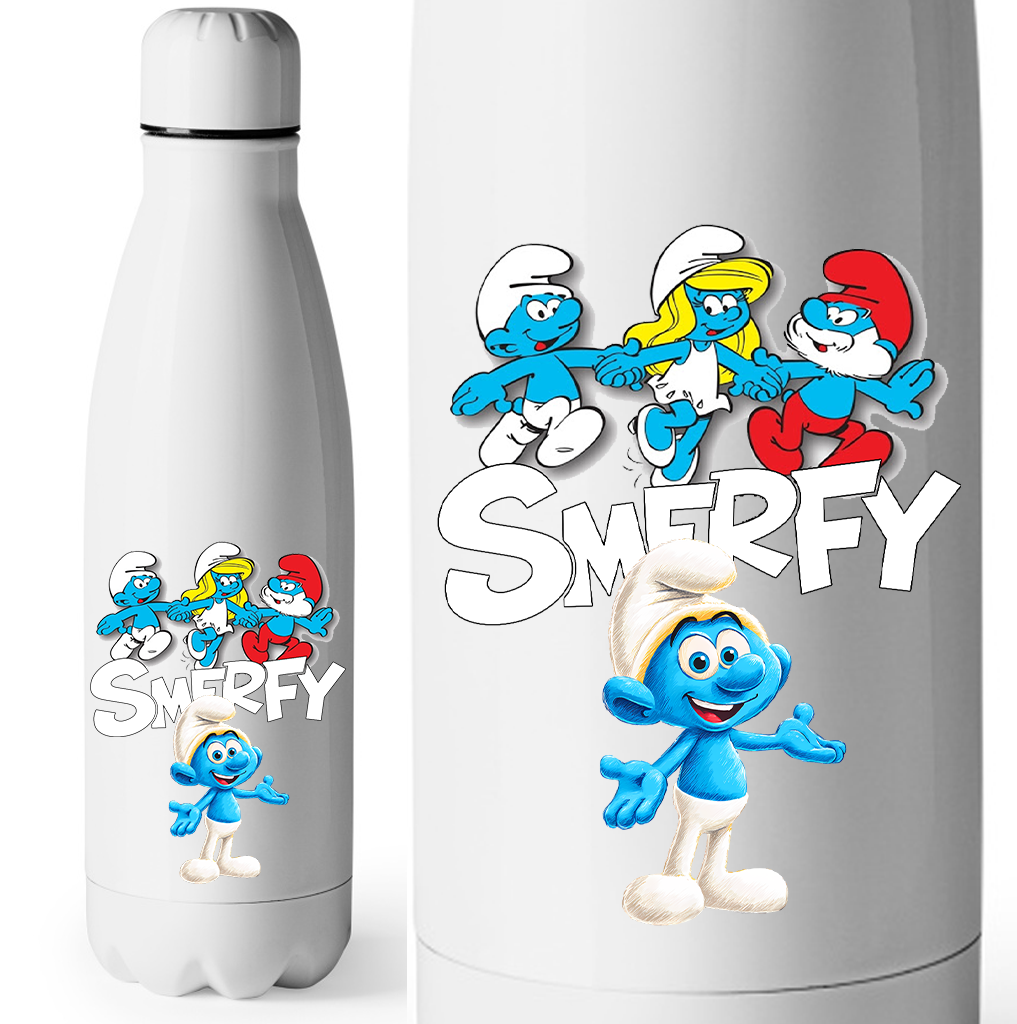 Termos - Butelka Termiczna - Smerfy