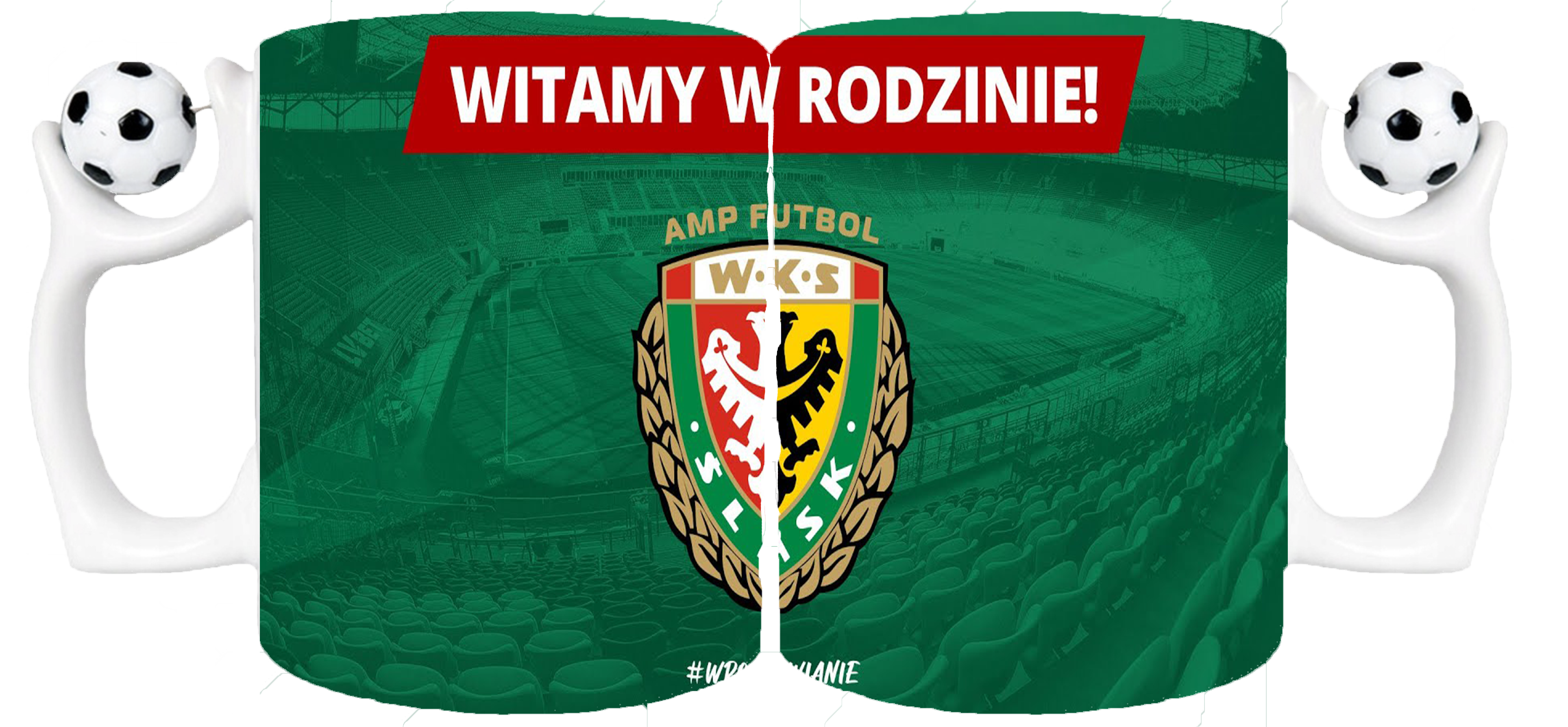 Kubek z piłką dla Fana WKS Śląsk Wrocław