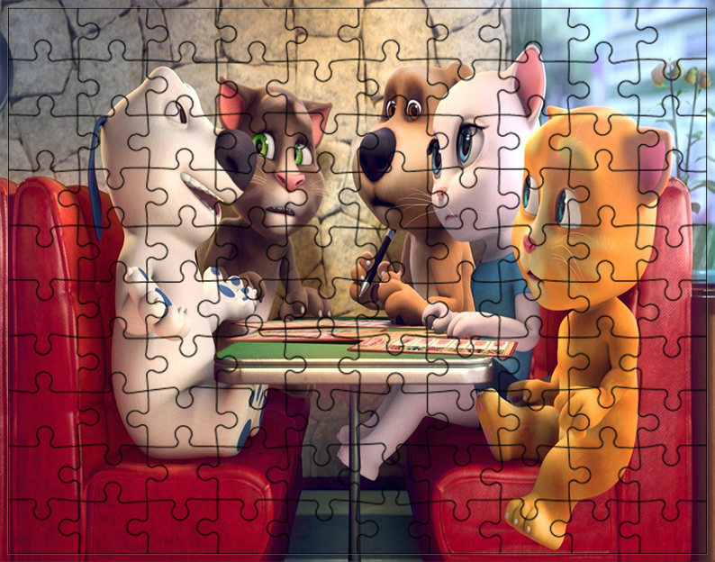 Puzzle Gadający Kot