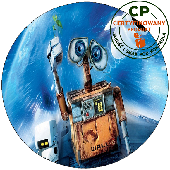 Opłatek na tort Wall-e