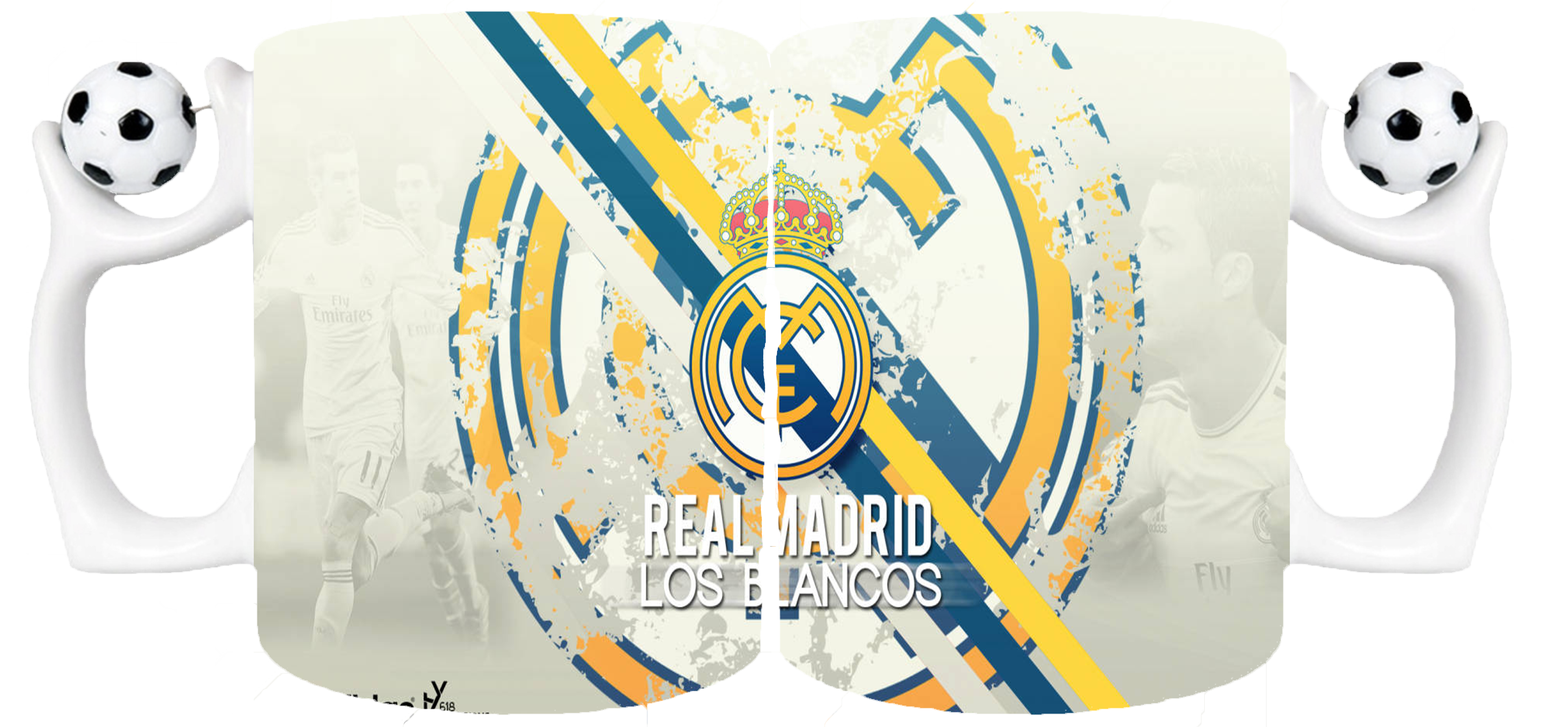 Kubek z piłką dla Fana Real Madryt