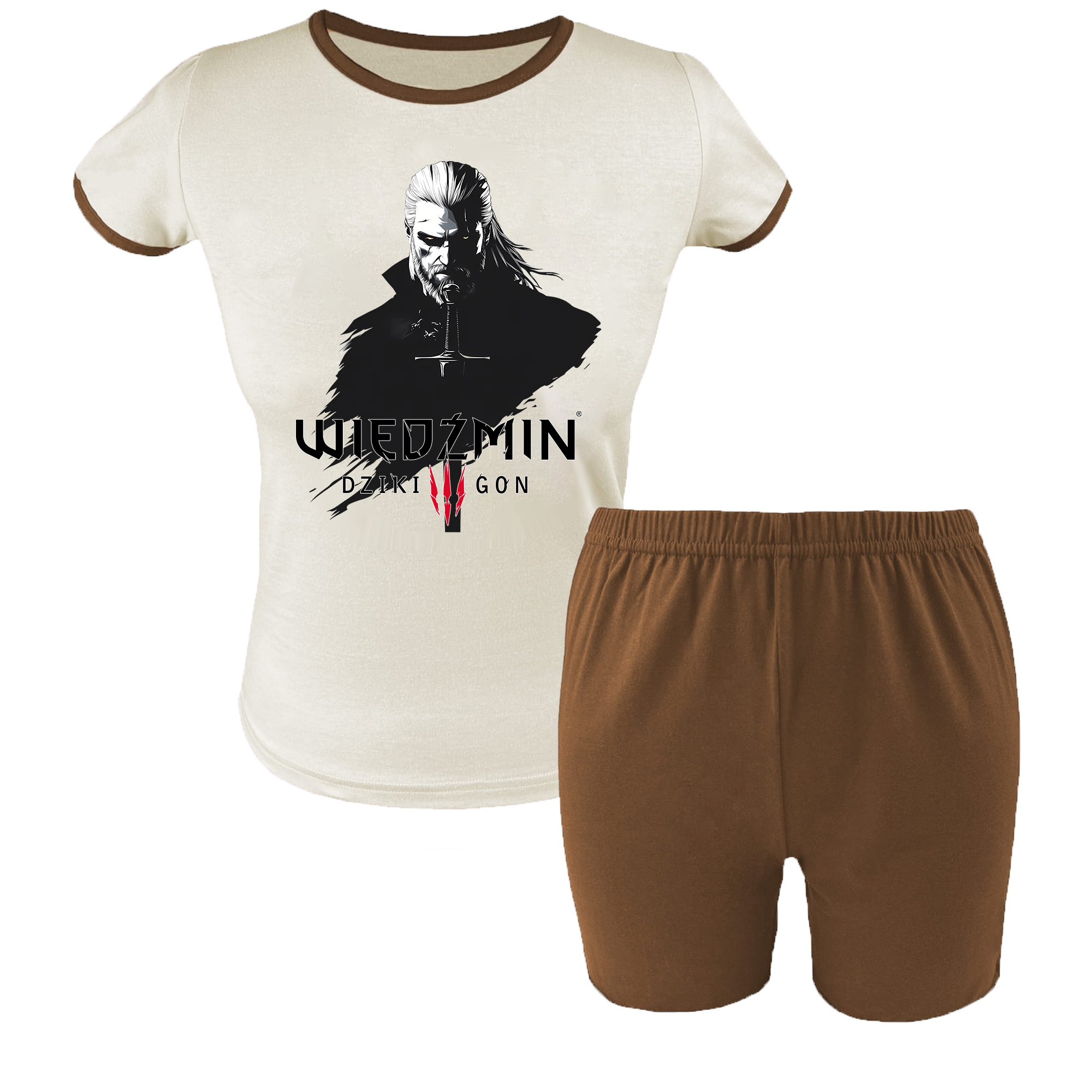Krótka Piżama dziecięca - Wiedźmin - The Witcher
