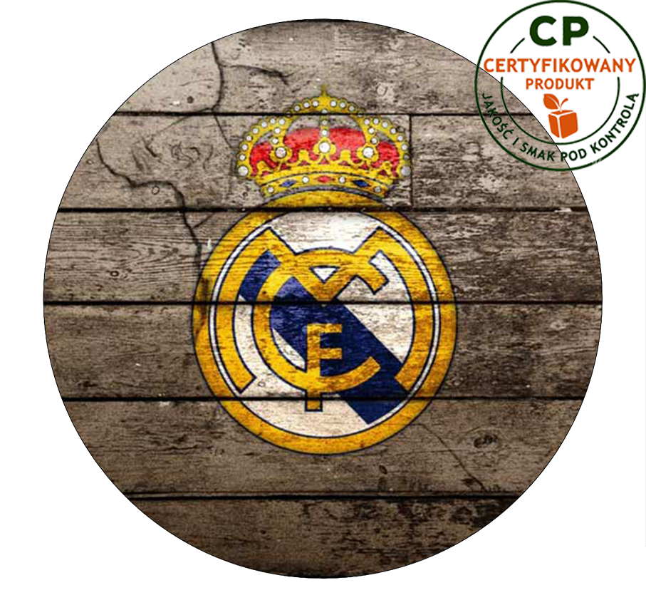 Opłatek na tort Real Madryt
