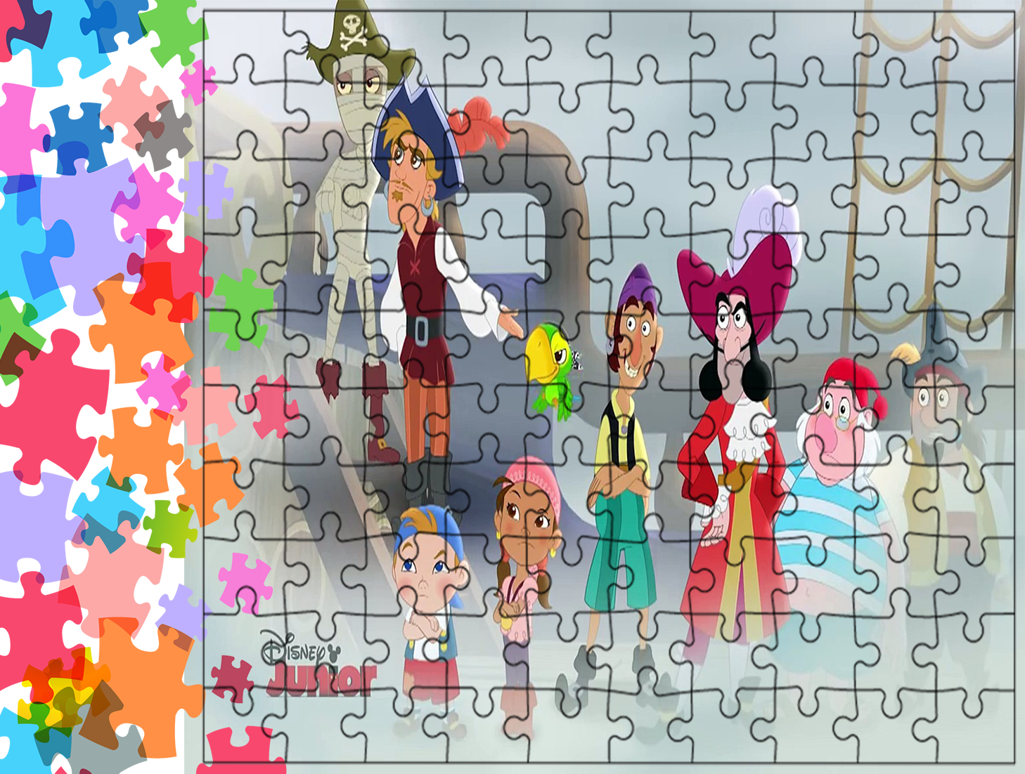 Puzzle tradycyjne Jake - Piraci z Nibylandii
