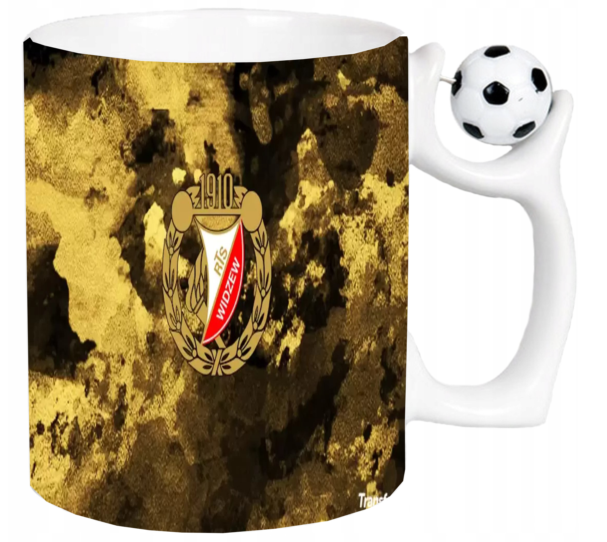 Kubek z piłką dla Fana Widzew Łódź