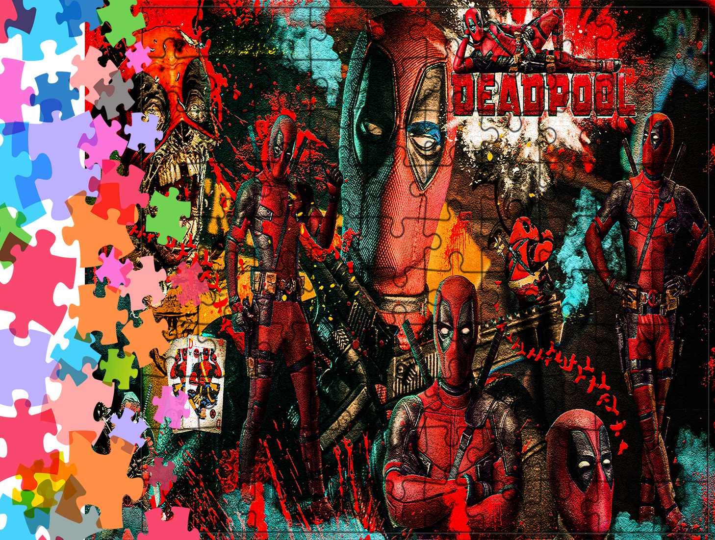 Puzzle tradycyjne Deadpool - Marvel