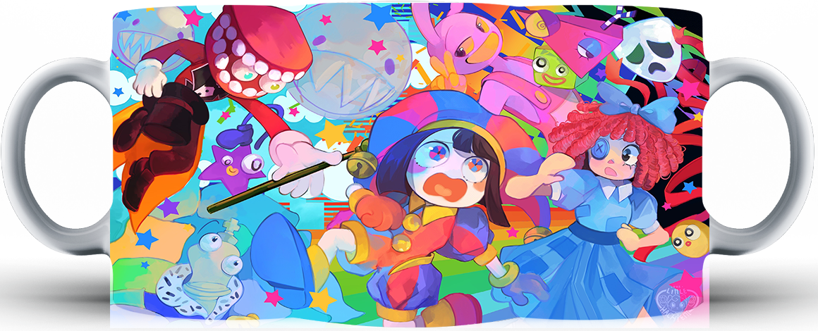 Kubek ceramiczny The Amazing Digital Circus - Niesamowity cyfrowy cyrk