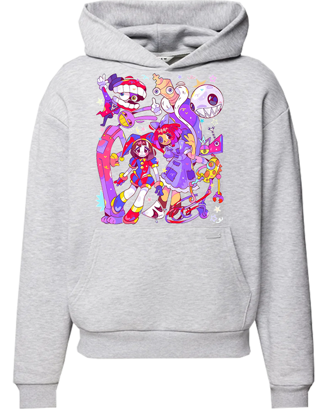 Bluza z kapturem The Amazing Digital Circus - Niesamowity cyfrowy cyrk - Pomni