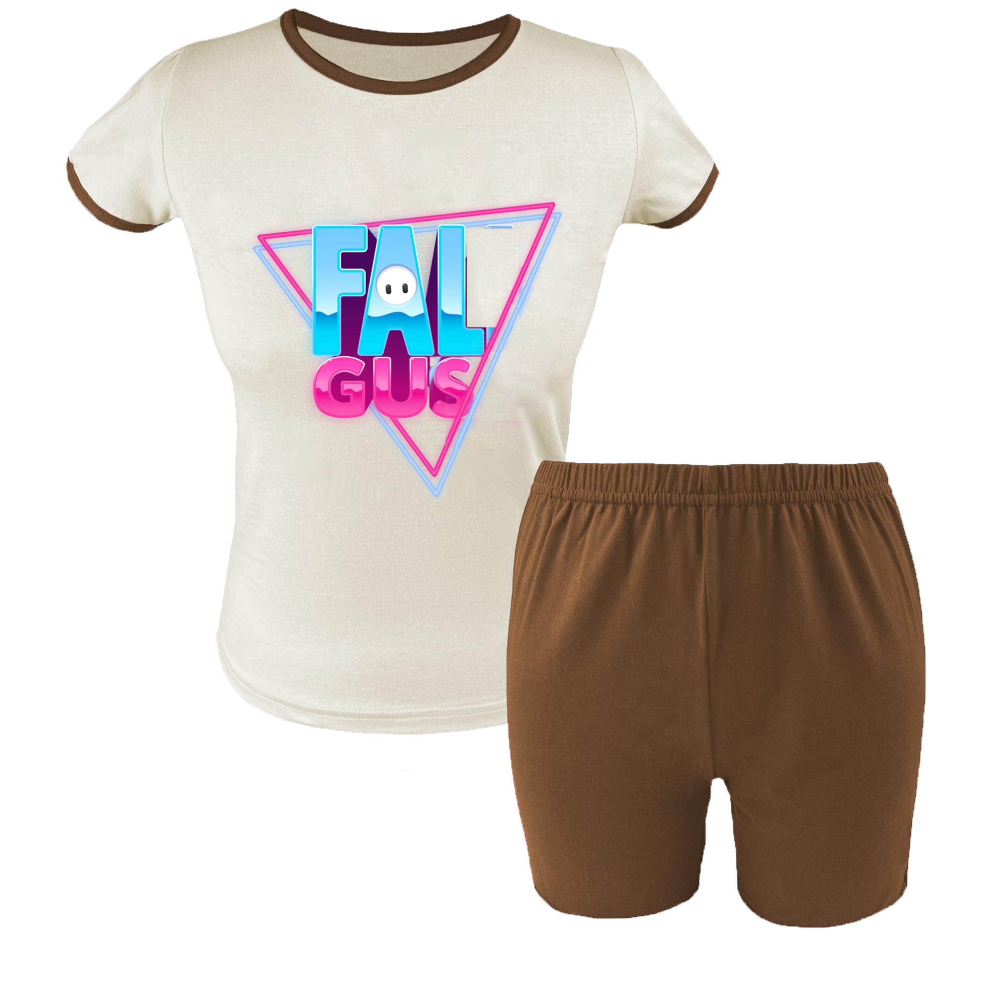 Krótka Piżama dziecięca Fall Guys