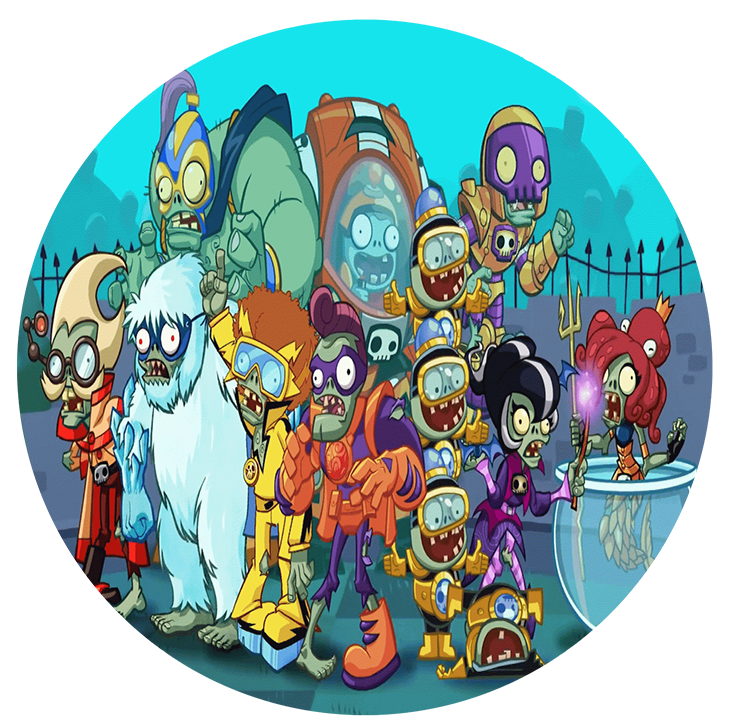 Podkładka pod myszkę Plants vs Zombie