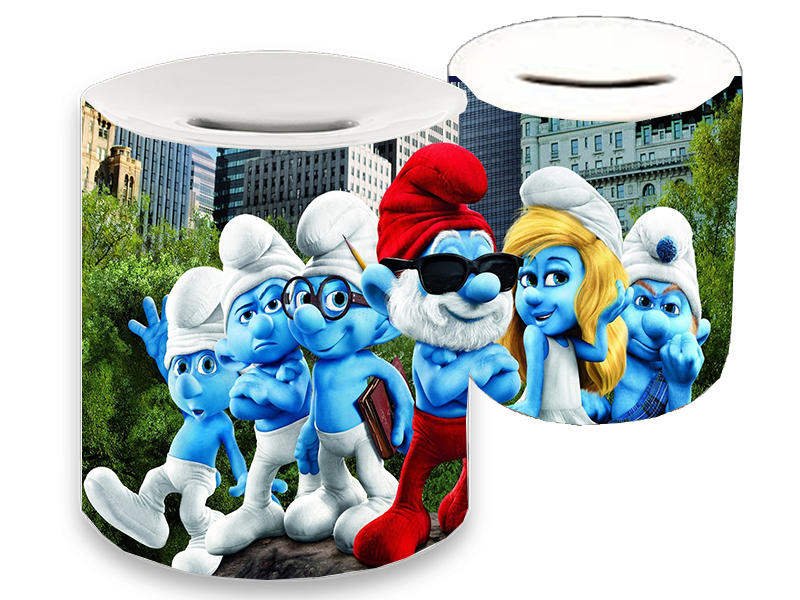Skarbonka ceramiczna Smerfy