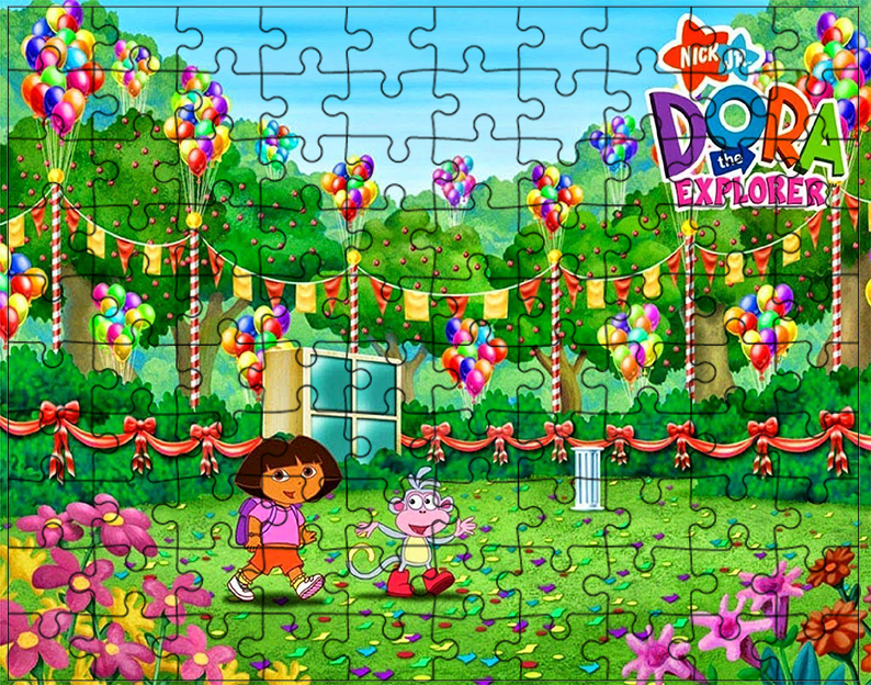 Puzzle tradycyjne Dora Odkrywca
